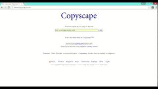 How To Check CopyRight Content