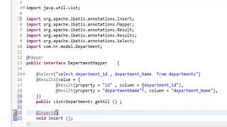 MyBatis with Spring Boot Insert Update Delete