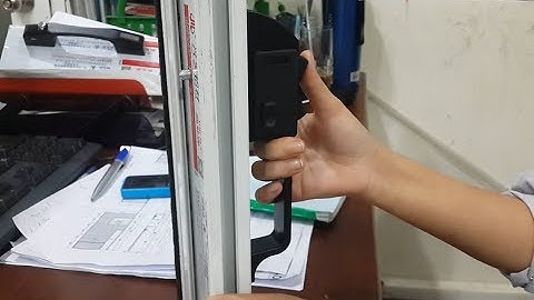 Tay nắm chốt xuyên ty cửa lùa kiểu mới mã GS001