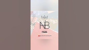 Nabiha Name Logo #shorts #viral #trending #satisfying #ytshorts #logo @Crafter_Zainoor