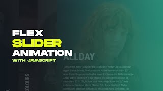 Flex Slider Using Html Css And Javascript