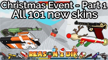 R2DA Christmas Event 2019|All 101 new skins|1.4.0 Update Video Part 1