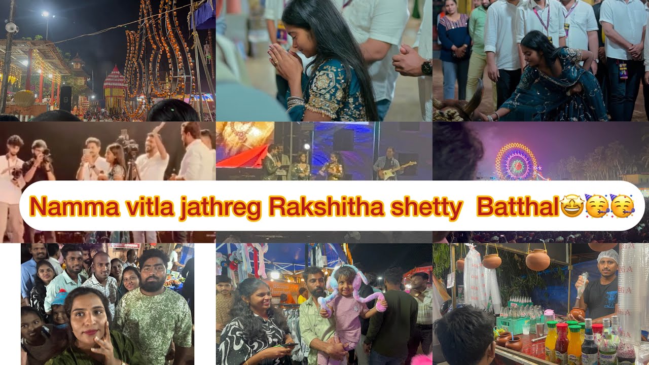 Vitla Jathreg Biggboss Rakshitha Shetty Baidal😍🥳Bale Bale Gyes🥳🥳#poojatuluvlog