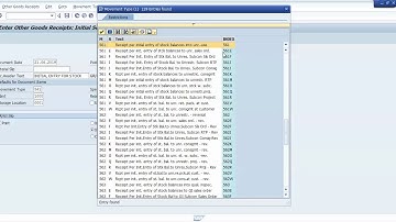 SAP MB1C | SAP Other Goods Receipt