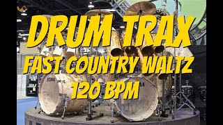 Drum Trax Fast Country Waltz 120 BPM