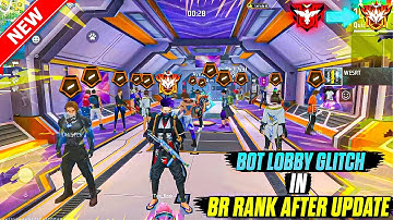 HOW TO GET NOOB LOBBY IN BR RANK AFTER UPDATE | noob lobby glitch in BR RANK | how to get bot lobby