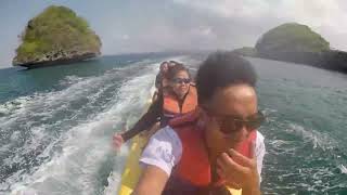 F.b. Diva Company Outing 2023 At Hundred Islandbanana Boat 2023