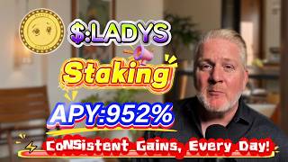 😴 Made $500 While Sleeping! Staking LADYS (Mining Tutorial) – The Most Stable Project in Crypto! 🔥