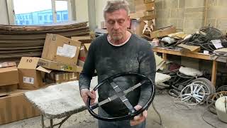 1966 Morgan Bluemels Brookland Steering Wheel Restoration