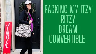 How I Pack My Itzy Ritzy Convertible For 2 Kids