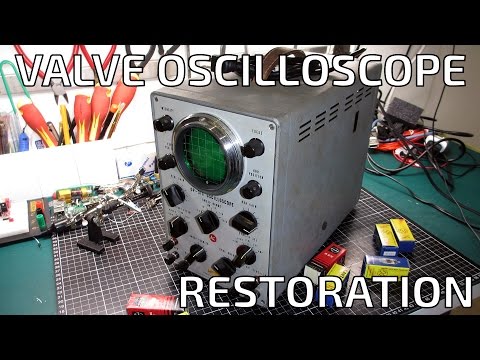 Vintage Kikusui OP-31C Vacuum Tube Oscilloscope Restoration