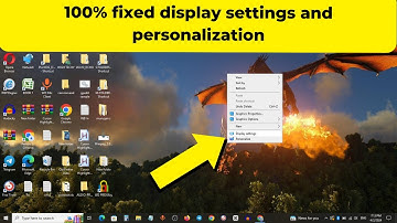 Fixing Display Settings and Personalization Issues in Windows 11/10