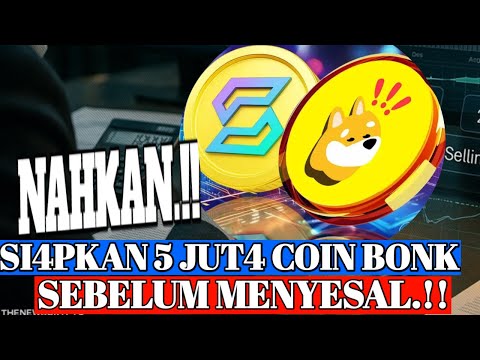 SERIUS..‼️SEBELUM MENYESAL SIAPK4N 5 JUT4COIN BONK SEKARANG JUGA🚀🚀