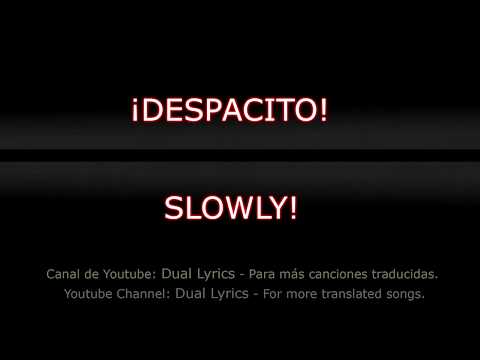 Despacito - English And Spanish Lyrics Translated Subtitles
