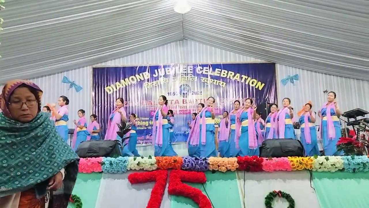 Diamond Jubilee Celebration II Bodo Dance II Uzan Balisita Baptist Church 