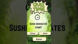 Got it? #food #sushi #country #tasty #quiz #iq #test #mcqs #mind #games #play #video #explore #fypシ