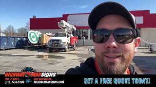 Tulsa Channel Letters | O’Reilly Auto Parts | HighwayManSigns.com Reviews