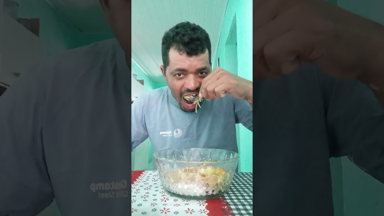 Comendo bora pessoal comer comigo 