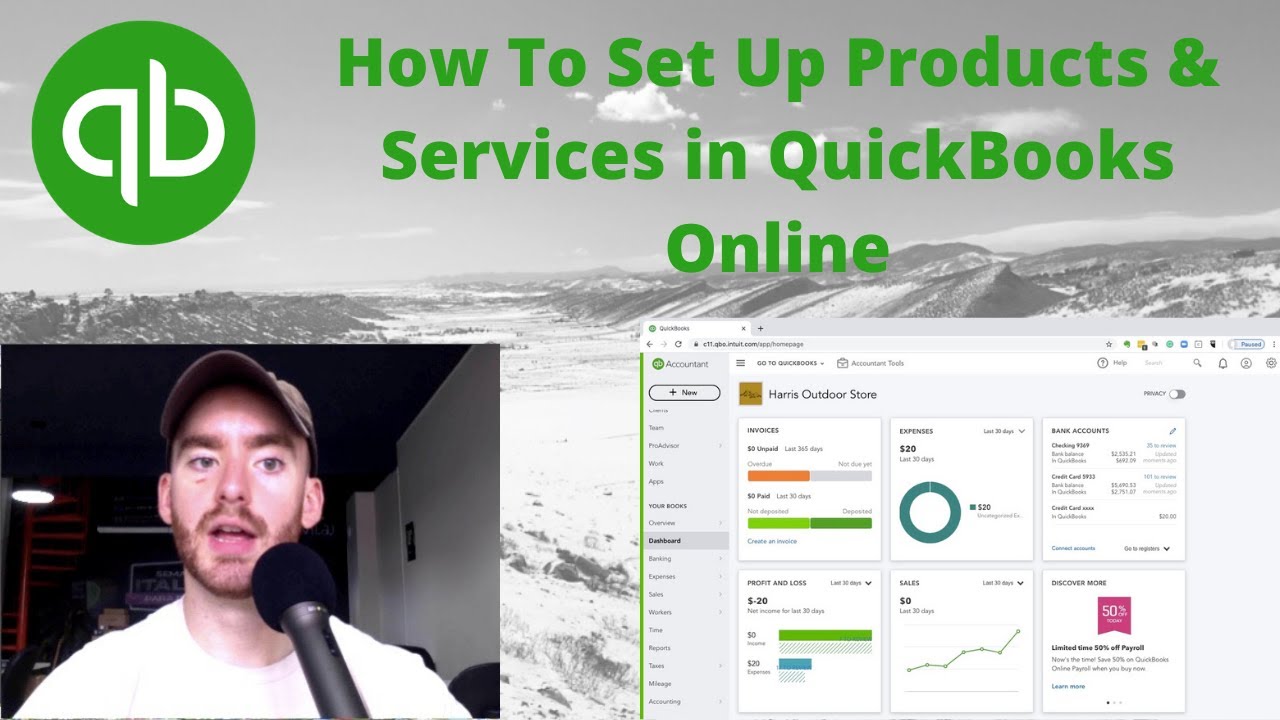 How To Set Up Products & Services in QuickBooks Online YouTube