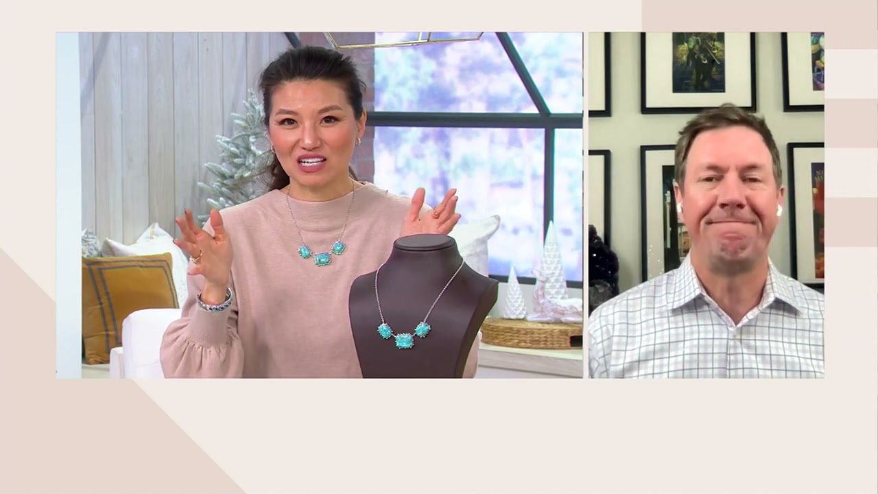 Generation Gems Sonoran Turquoise Necklace, Sterling Silver on QVC