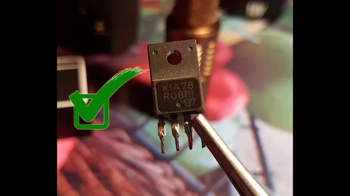 How to check linear voltage regulator LDO for example KIA78R08PI