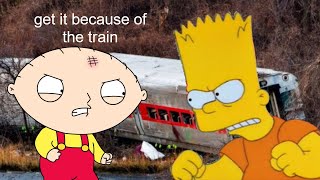 Trainwreck but its Bart and Stewie (FNF Trainwreck Cover)