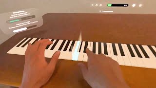 Apple Vision Pro App Review: 'Simply Piano' screenshot 4