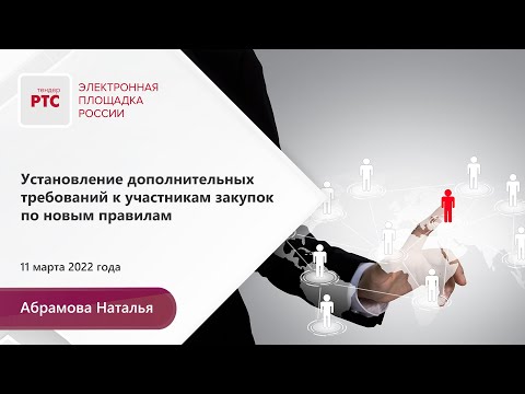 Установление дополнительных требований к участникам закупок по новым правилам (11.03.2022)