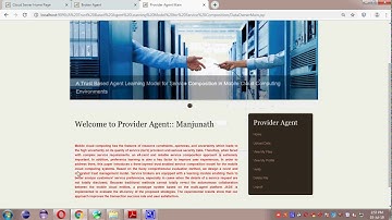 A Trust Based Agent Learning Model for Service Composition in Mobile Cloud Computing Environments