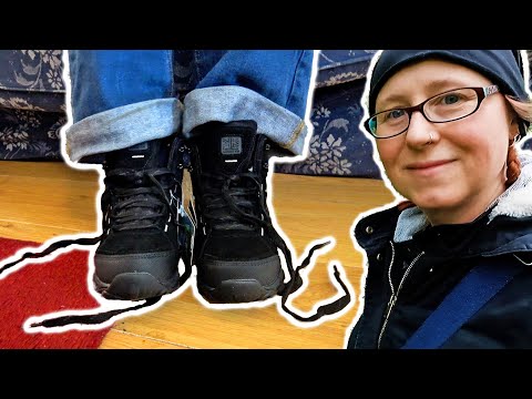 Bottes De Randonnée Karrimor Mount Mid Femme - Noir - Taille UK 8 - Neuves Sans Boîte