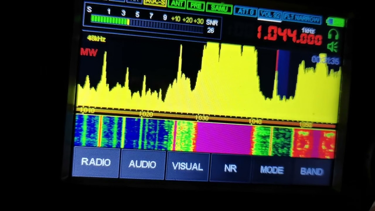 Malahit DSP2. MW. Слабые станции рядом с сильными