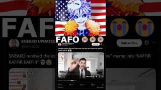 His clownery went giga viral… 😭😭