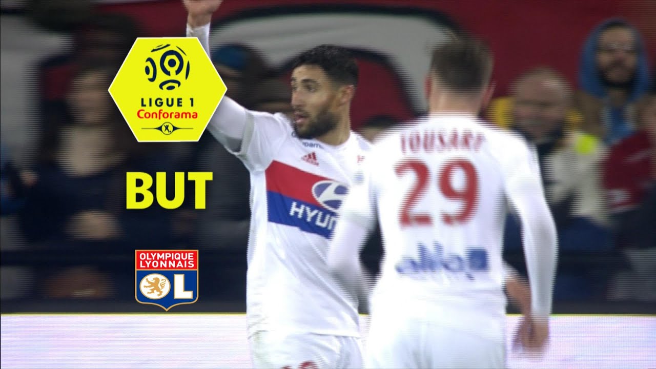 But Nabil FEKIR (26') / EA Guingamp - Olympique Lyonnais (0-2)  / 2017-18