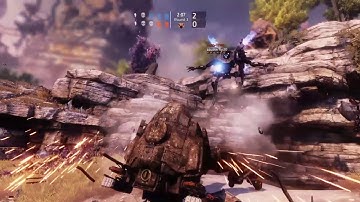 Titanfall 2 Legion Prime and Northstar Prime executions