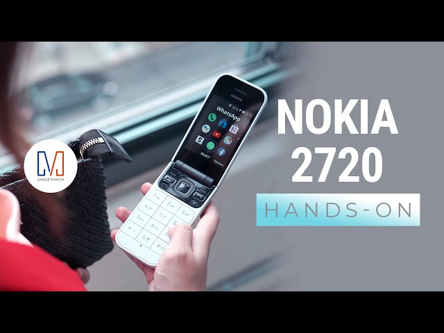 Nokia 2720 Hands-On: Flip phone makes a comeback! 