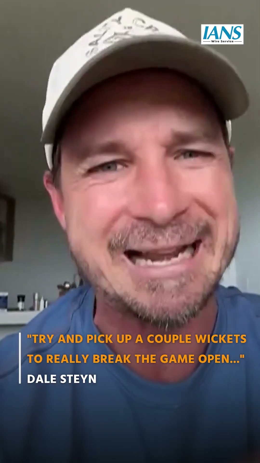 "Try and pick up a couple wickets to really break the game open..." Dale Steyn