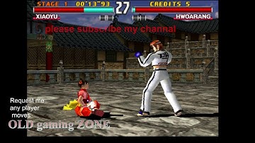 Ling Xiaoyu with Yoshimitsu moves Gameplay   Tekken 3 Arcade Version