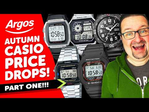 ARGOS Autumn SALE!! 5 #CASIO Deals You Simply Can't Ignore!