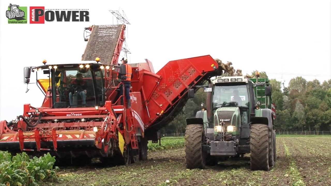 Grimme Maxtron 620 bietenrooier - Beet Europe 2010 - Agrio