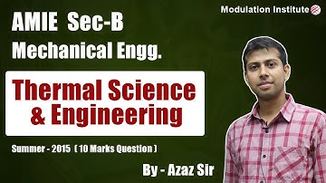 Thermal Science and Engineering | Topic : Heat Exchanger | AMIE Sec-B Mechanical | Imp. For AMIE