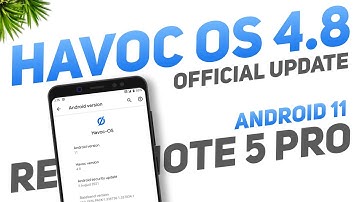 Official Havoc OS 4.8 | Redmi Note 5 Pro | Android 11 | August Security Patch, Auto Brightness Icon