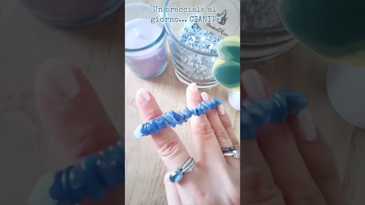 ✴️ Un bracciale al giorno... CIANITE ✴️