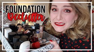DECLUTTER THE MADNESS - Lets Go Through 48 FOUNDATIONS!