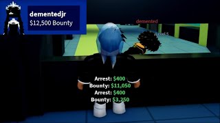 Hunting for Large Criminal Bounties | Roblox Jailbreak (Arresting Montage)