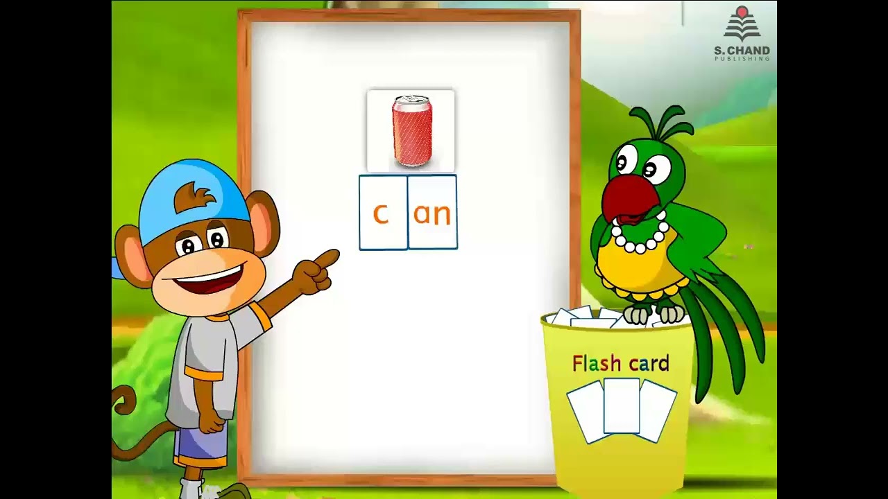 KG 1 | English| Reading  | Three Letter Words | The 'an' Family| S Chand Little Explorer