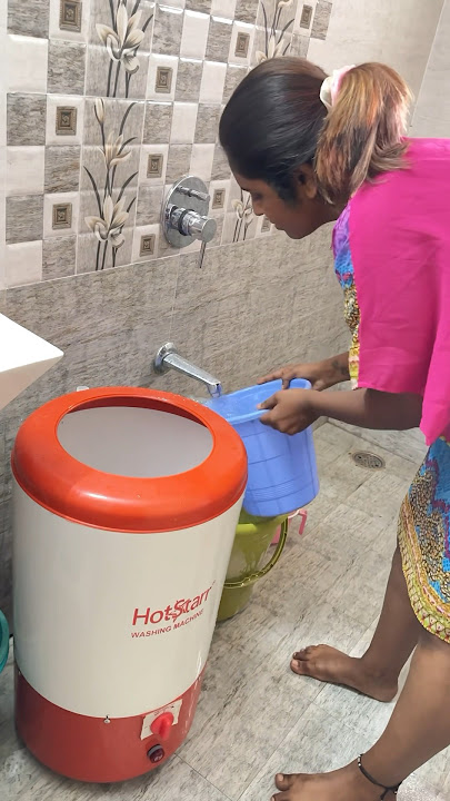 Hotstar Portable 9KG Washing Machine Live Demo with Alarm🚨#kavyatheblogger#kavyavlogs#hotstar#wash