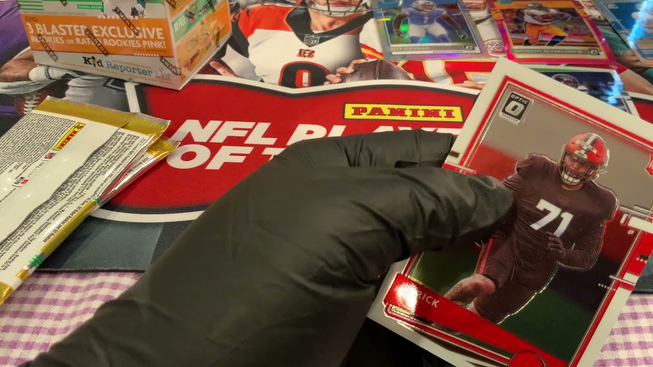 2020 Panini Fanatics Exclusive Optic Football Blaster box vs. Target Exclusive Blaster.