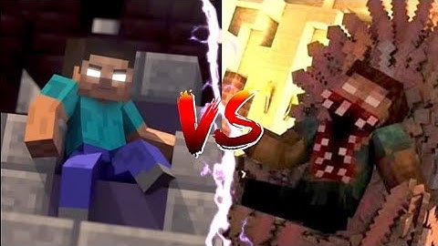 Herobrine vs Entity Killwish and all Minecraft mob and entity 🔥