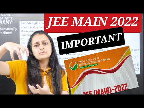 INFORMATION by NTA- JEE MAIN 2022 DROPPED QUESTIONS |Neha Agrawal