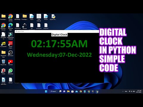 Beautiful Digital Clock in Python